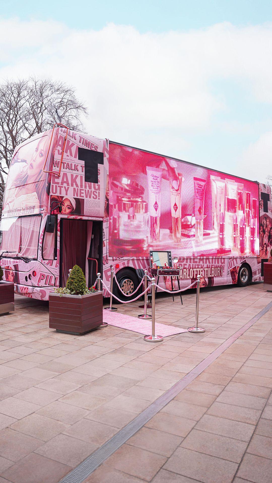 class="content__text"
 Step inside the @charlottetilbury Pillow Talk Party Bus at Brown Thomas Dundrum.

Book your appointment now through the link in bio to experience the world of Pillow Talk, avail of complimentary make-up touch ups, learn application tips and tricks from The Charlotte Tilbury team and explore the decked out bus including the new Pillow Talk Beauty Blush Wands and so much more.

Bookings available on 24th – 26th February and 3rd – 5th March.

 #BrownThomas
 #BrownThomasDundrum
 #CharlotteTilbury 
 