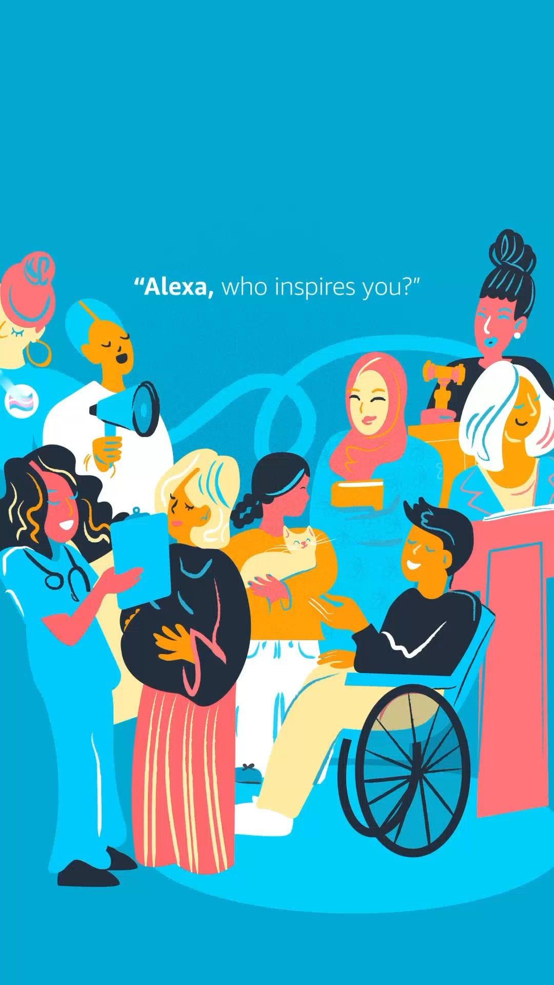 class="content__text"
 Join me this #InternationalWomensDay and every day in celebrating women everywhere. Just say, “Alexa, who inspires you?" to learn more about women in history. 
 