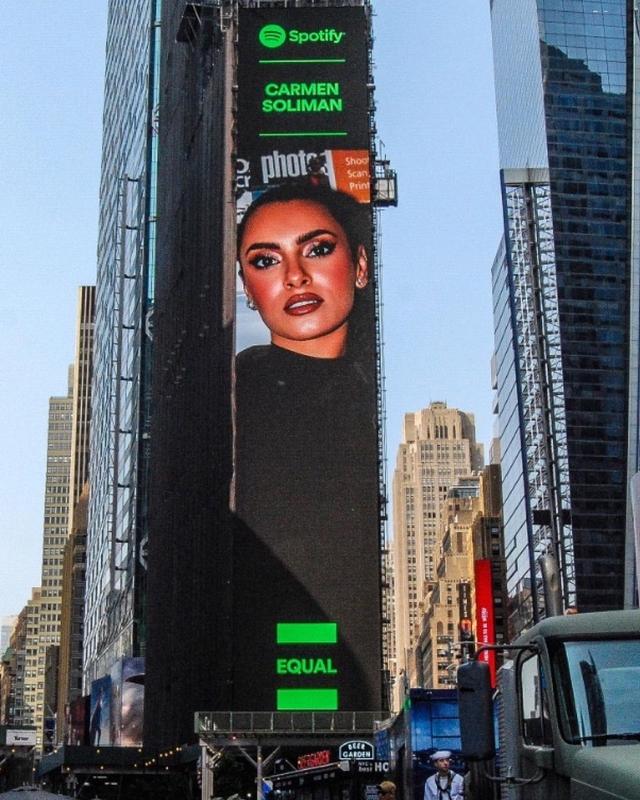 "Your Girl is finally in Times Square and it's All Because of You" 😎❤️

Love you @spotifyarabia 
Thank You @empire.wana 
My Support @mostafagadofficial ❤️
@csmusicme 
💚💚